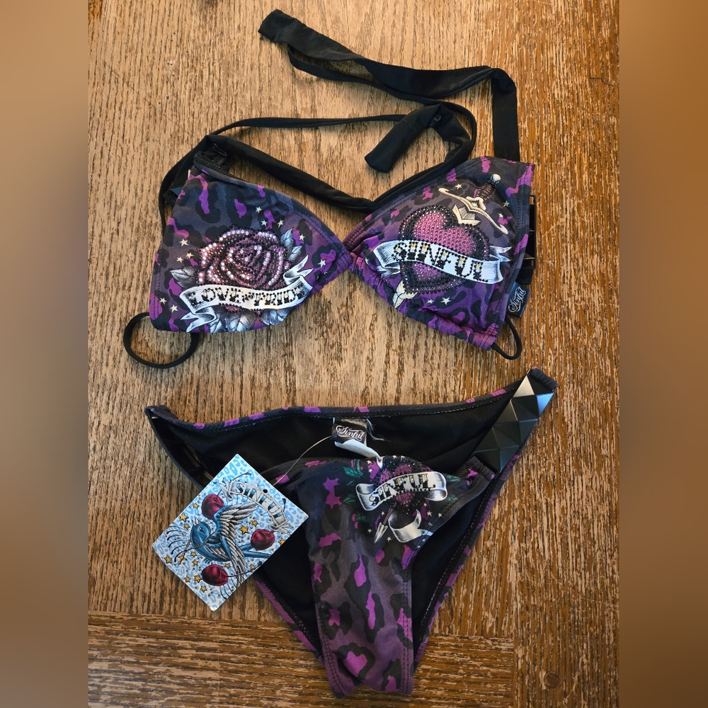 Sinful By Affliction Bikini 2pc love & pride